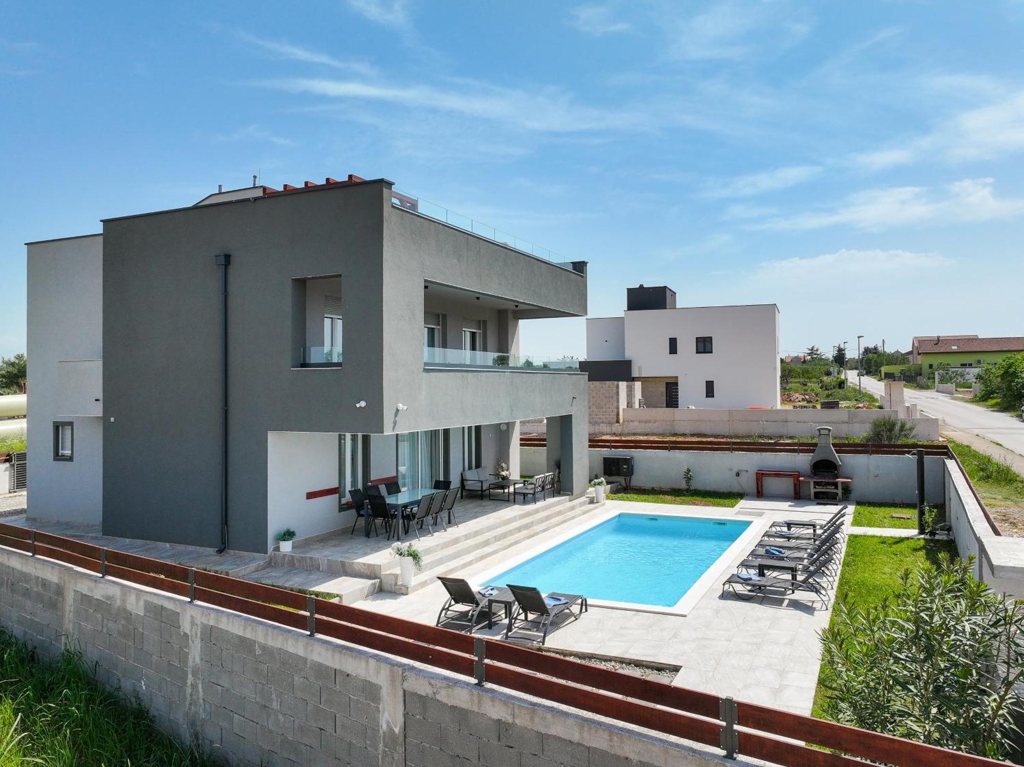 Villa Tia With Heated Pool & Jacuzzi Murvica  Экстерьер фото